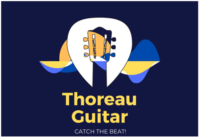 picture of title page "thoreau guitar" 