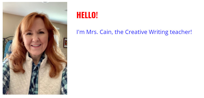 picture of mrs cain